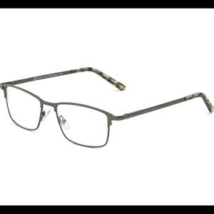 🆕 Foster Grant Pop of Power Austin Reading Glasses Gun Metal +1.50